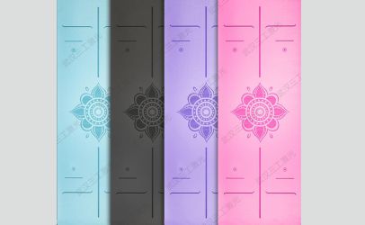 武汉三工激光打标机在瑜伽垫雕刻上的成功应用 你的瑜伽垫选对了吗